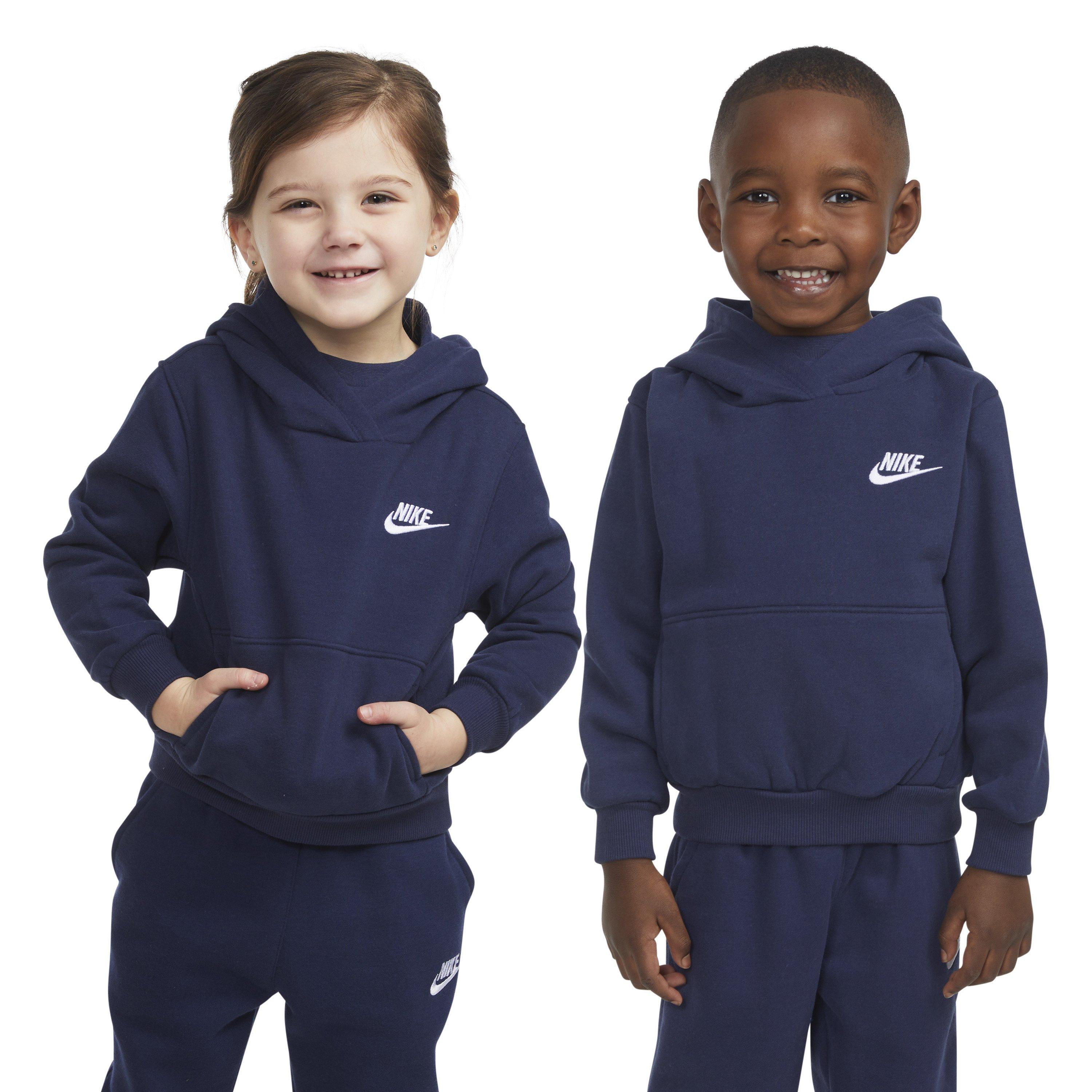 Nike Toddler Sportswear Club Fleece Pullover Hoodie - Navy - NAVY